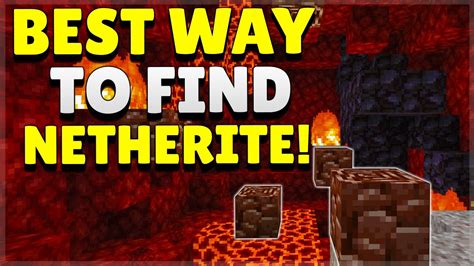 How To Find Netherite Best Fastest Ancient Debris Mining Youtube