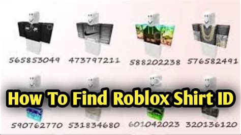 How To Find Roblox Shirt Ids? Easy Lookup Guide