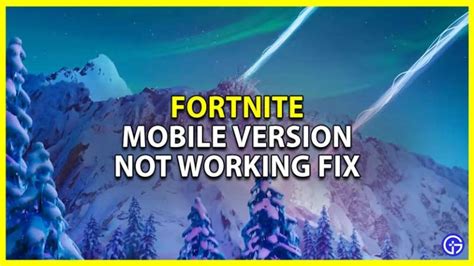 How To Fix Fortnite Mobile Not Working Amp Matchmaking Issues