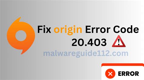 How To Fix Origin Error Code 20 2