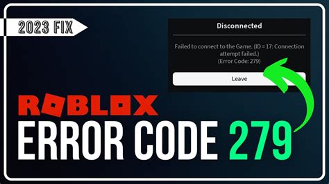 How To Fix Roblox Error Code 279 Failed To Connect To The Game Id