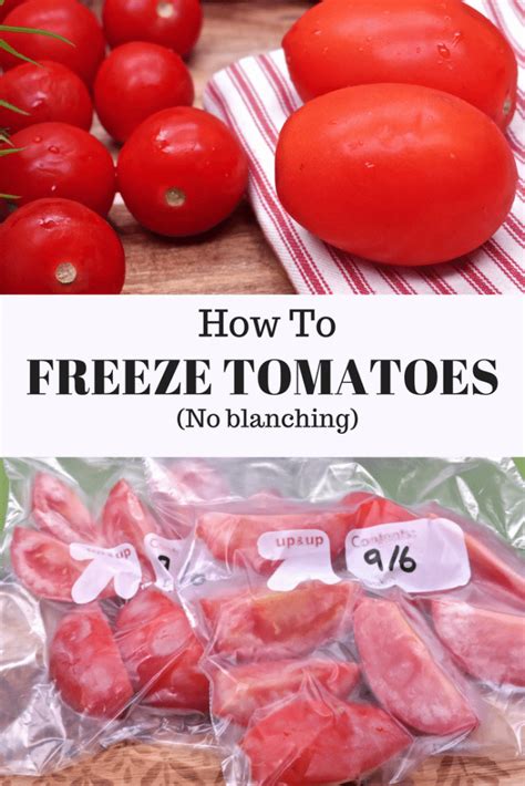 How To Freeze Tomatoes No Blanching And No Peeling Needed Freezing