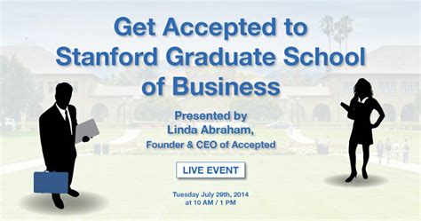 How To Get Accepted To Stanford Gsb Webinar