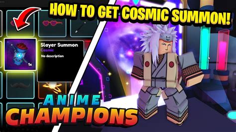 How To Get Cosmic Summons In Anime Champions Simulator Youtube