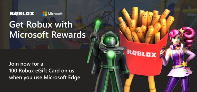 How To Get Free Robux 100 Robux Microsoft Rewards Roblox Get Free