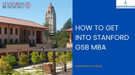 How To Get Into Stanford Mba Best Tips