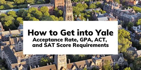 How To Get Into Yale Acceptance Rate Gpa Act And Sat Score Requirements