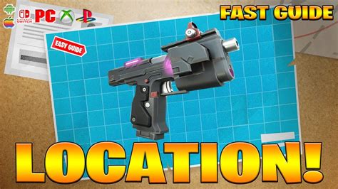 How To Get Lock On Pistol In Fortnite Chapter 4 Season 2 Location Youtube