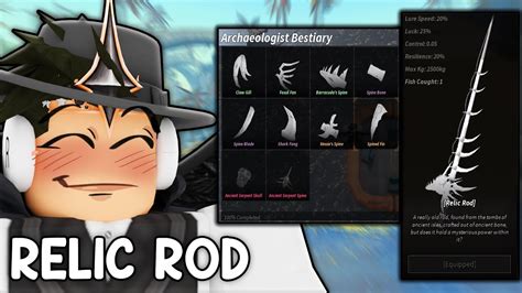 How To Get New Relic Rod And Full Bestiary In Fisch Update Roblox