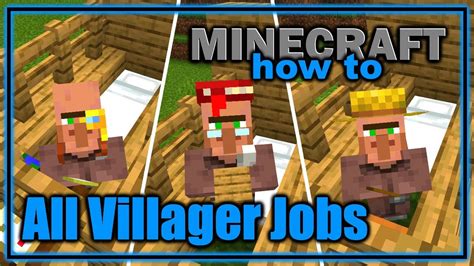 How To Give Villagers Jobs In Minecraft Ps4