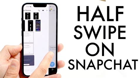 How To Half Swipe Snap? Solve Now