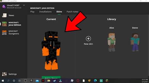 How To Install Skins In Minecraft Minecraft Java Edition Youtube