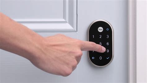 How To Lock And Unlock Your Nest Yale Lock Youtube