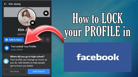 How To Lock Facebook Profile 2021 Facebook Profile Is Locked Youtube