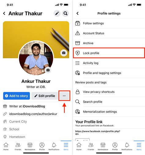 How To Lock Your Facebook Profile From App Or Computer