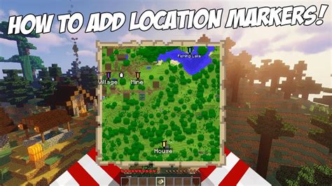 How To Make A Map In Minecraft With Location Marker