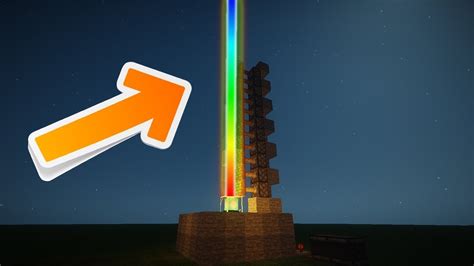 How To Make A Rainbow Banner In Minecraft Rainbow Beacon 2 0 In