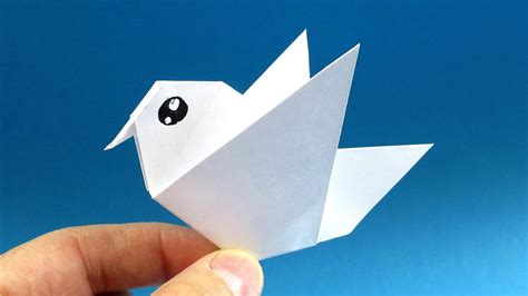 How To Make An Origami Bird Easily Youtube Origami Bird Easy