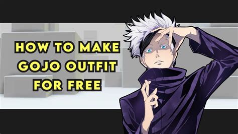 How To Make Gojo Outfit On Roblox For Free Youtube