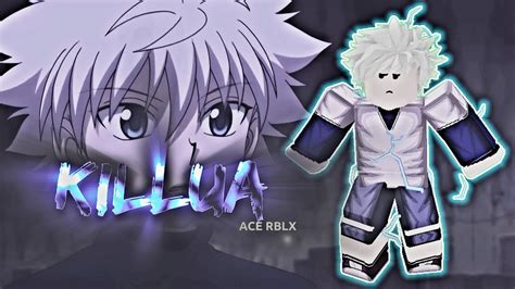 How To Make Killua Zoldyck Avatar In Roblox Hunter X Hunter Youtube