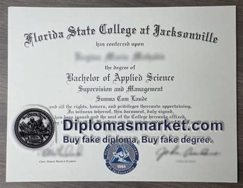 How To Order Florida State College At Jacksonville Diploma