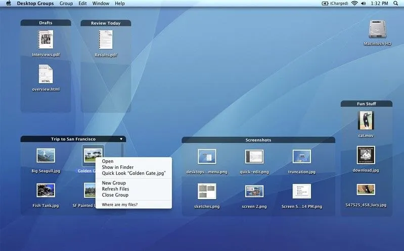 How To Organize Your Cluttered Mac Desktop With Desktop Groups Clean