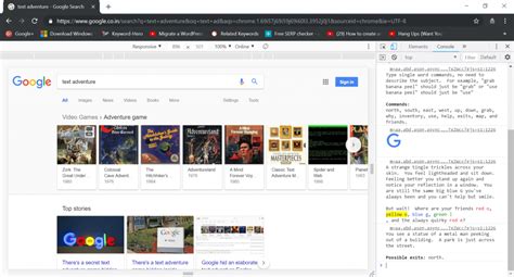 How To Play Text Adventure Game On Chrome Google Secret Games
