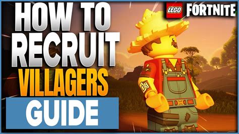 How To Recruit Villagers In Lego Fortnite Youtube