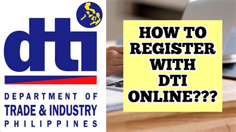 How To Register Business Name With Dti Online Youtube