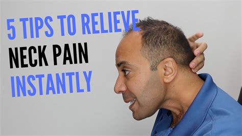 How To Relieve Neck Pain Instantly Must Watch Youtube