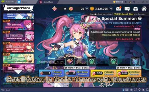 How To Reroll Faster In Gacha Games With Bluestacks