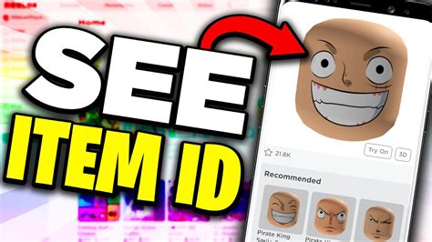 How To See An Item Id In Roblox Mobile Find Item Id 2025 Youtube