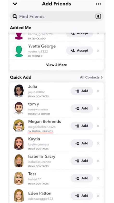 How To See Mutual Friends On Snapchat Gizmoxo