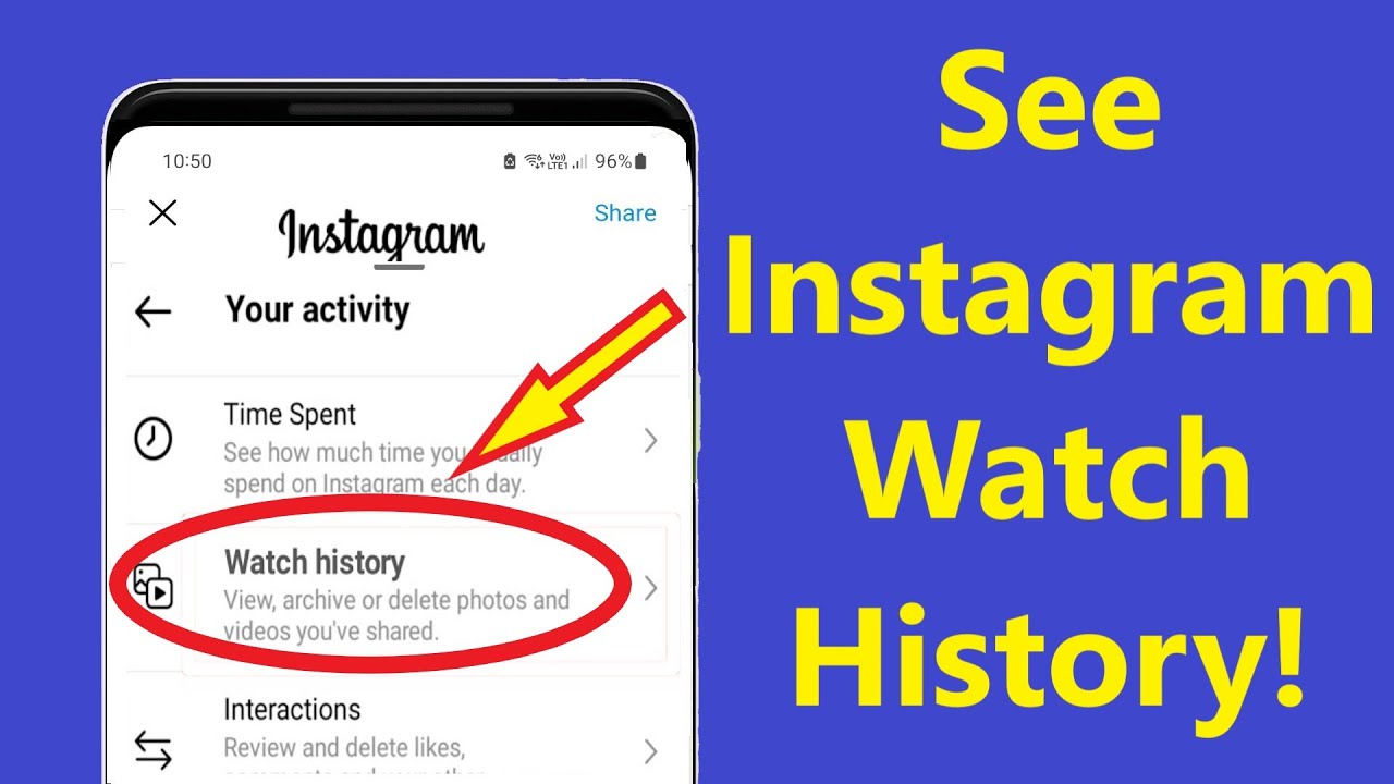 How To See Watch History On Instagram 2022 Find Watch History On