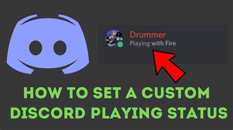 How To Set A Custom Discord Playing Status 2019 Simple Youtube