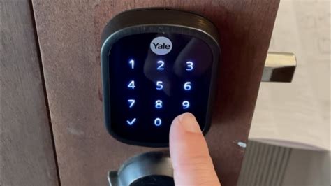 How To Set Code For Yale Touchpad Door Lock The Easy Way Youtube