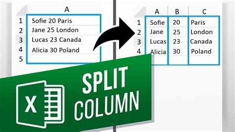 How To Split One Column Into Two In Excel On The Data Tab In The