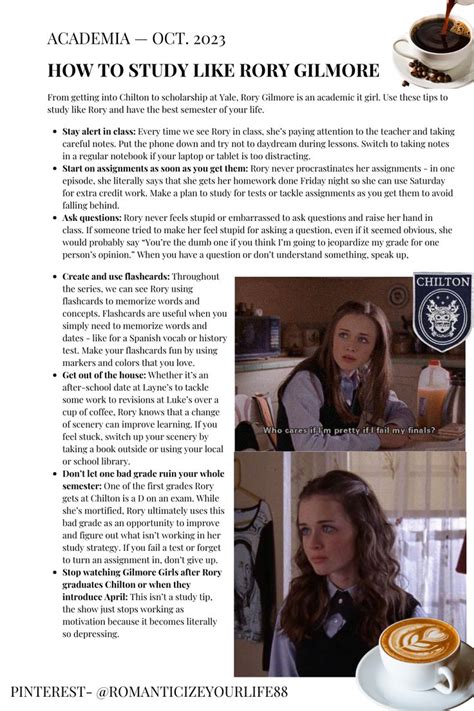 How To Study Like Rory Gilmore The Best Tips To Get Into Yale Lol