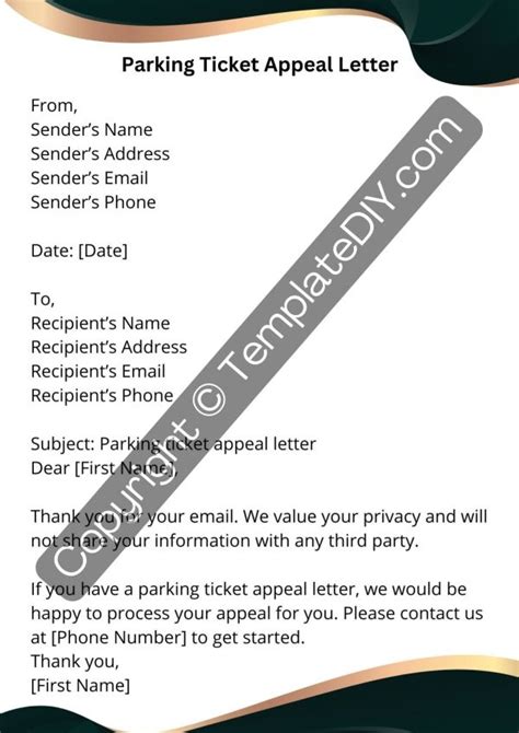 How To Successfully Appeal A Parking Ticket With Free Template Letter