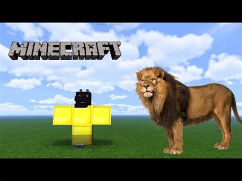 How To Summon Lion In Minecraft Youtube