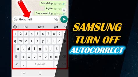 How To Turn Off Autocorrect On Samsung