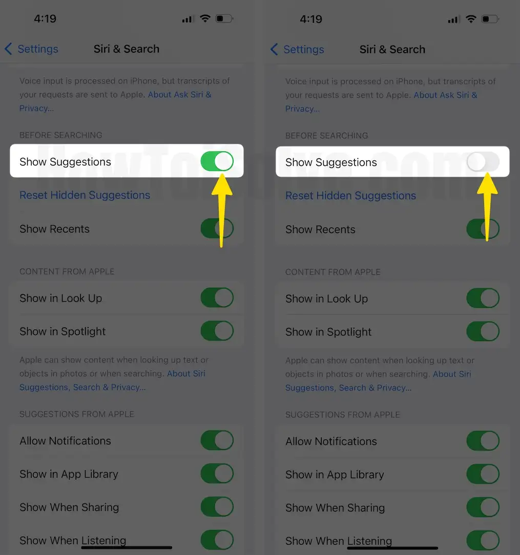 How To Turn Off Focus Suggestions On Iphone In Ios 15