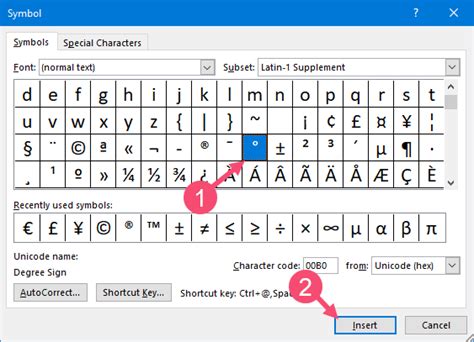 How To Type Degree Symbol In Word Excel On Keyboard Windows Mac