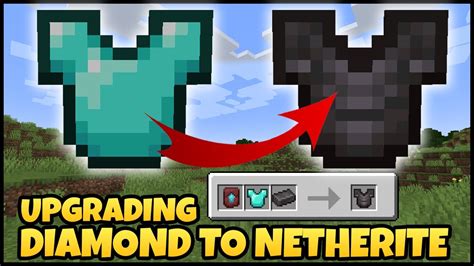 How To Upgrade Diamond To Netherite In Minecraft 1 20 Youtube