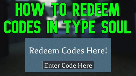 How To Use Codes In Type Soul How To Redeem Type Soul Codes Youtube