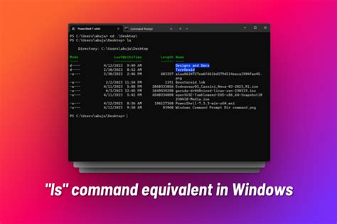 How To Use The Equivalent Of The Ls Command In Windows Usa News