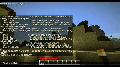 How To Use The Time Command In Minecraft