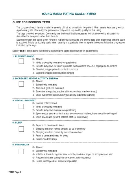 How To Use Young Mania Scale? Accurate Results