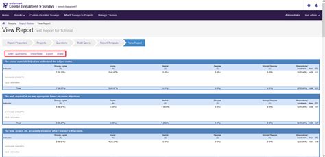 How To View Survey Results Using Watermark Course Evaluations Surveys