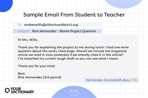 How To Write A Clear Polite Email To A Teacher Yourdictionary